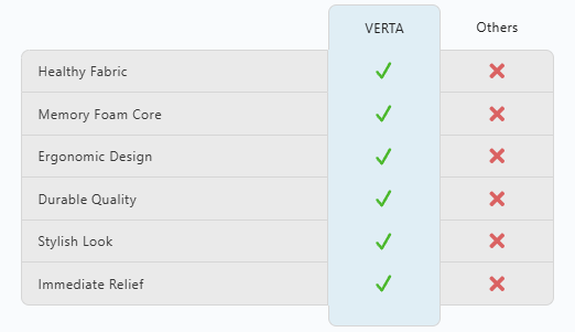 Vertaease Back Support Cushion – Relieve Back Pain in Minutes